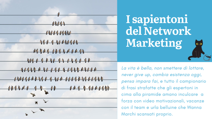 network marketing truffa